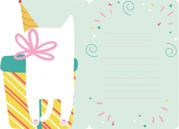 31622 Grußkarte Fun-Cut Hooray